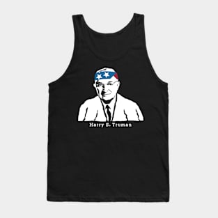 President Harry S Truman American Patriot Vintage Tank Top